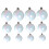 Unbranded cake topper bubbles pink 12 pcs 4