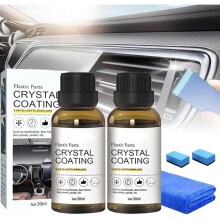 Crystal Coating for Car & Plastic Parts – Easy-to-Use Gloss Protector (2PCS), Compatible with all car plastics