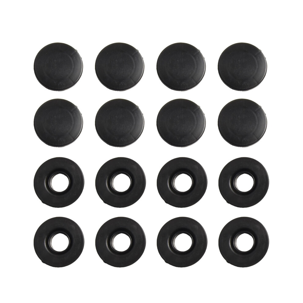 8Pair For Mercedes For Benz Auto Floor Mats Clips Retention Button Carpet Clamp Plastic Auto Fasteners Car Accessories Black 9085618476745