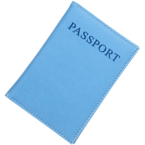 2Stk PU Leder Schutzbeutel Für Pässe Id Karten Organizer 1
