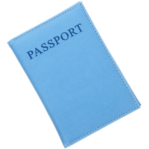 2Stk PU Leder Schutzbeutel Für Pässe Id Karten Organizer 2