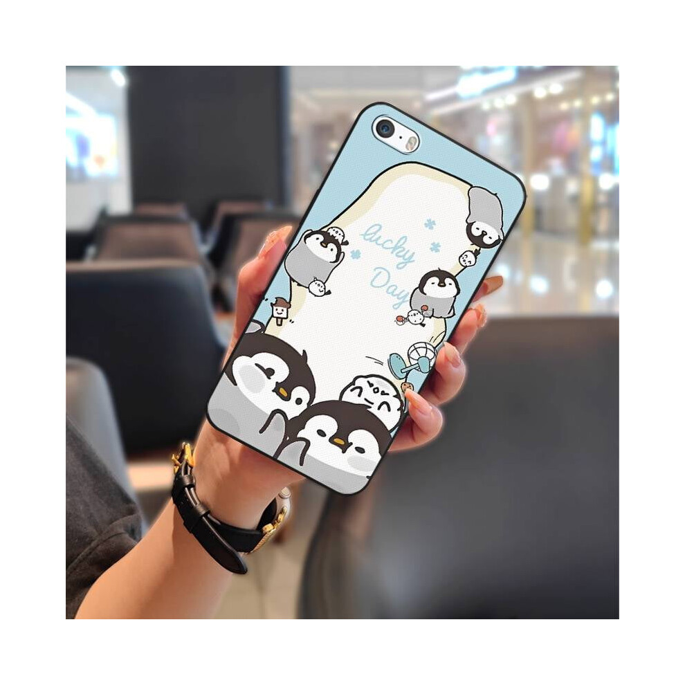 Cute Full-Wrap Tpu Phone Case Compatible With Iphone 5/5S/Se – Shockproof, Dirt-Resistant, Anti-Knock Silicone Protective Pouch 9422877998111