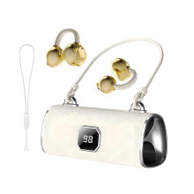 Auriculares inalámbricos con clip X22 con pantalla LED y certificación IPX5.