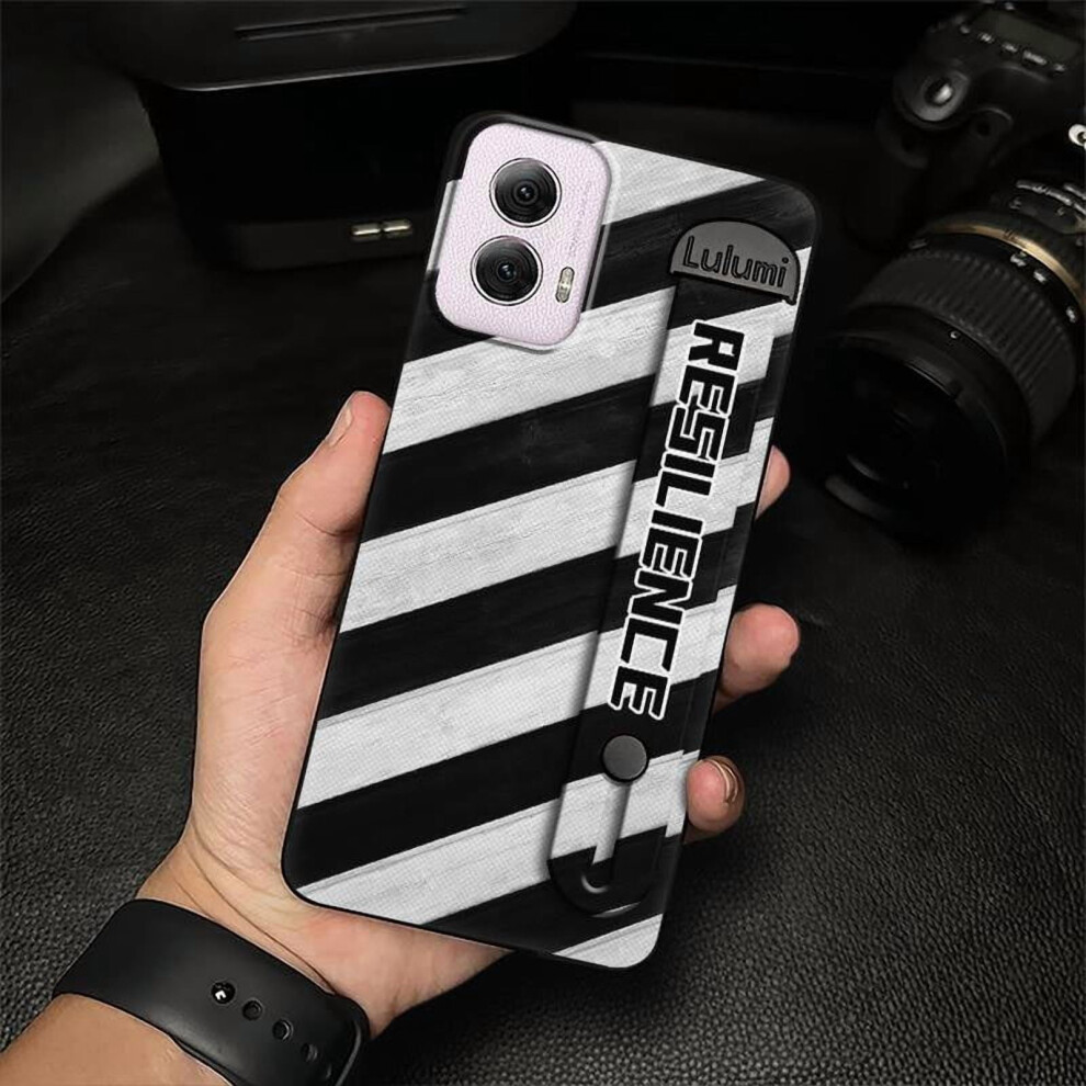 Moto G Power 5G 2024 Phone Case – Masculine Plain Design, Dirt-Resistant, Shockproof, Kickstand, Geometry Pattern 9422877997770