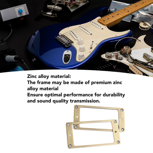 2 Stk Zinkrahmen für Humbucker 2