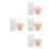 4Stk Kompakter USB Saftbecher Pink Tragbarer Aus Stk 8