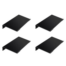 4X Supporto per Tastiera nel Acrilico per Scrivania, Sollevamento Inclinabile per Tastiera, Supporto per Tastiera per Desktop, Sollevatore Tastiera da