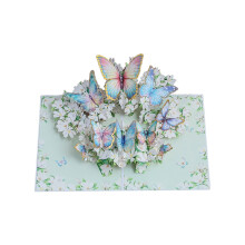 Daisy Pop Up Cards 3D Greeting Card Flower Butterfly Flower Bouquet Card 5.9" X 7.9" for Birthday, Mothers Day, Valentines Day, Mom, Wife