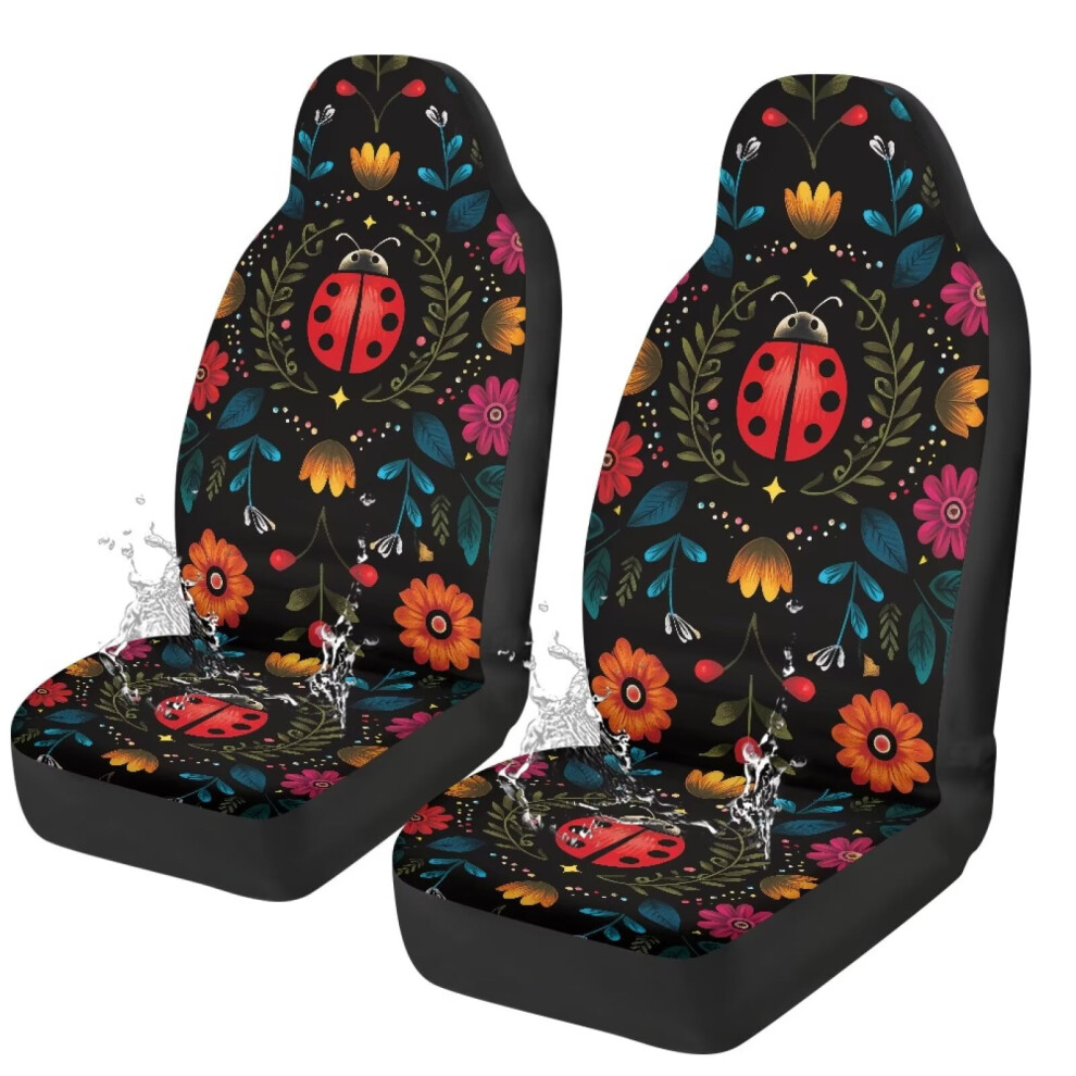 Ladybug Car Seat Covers Waterproof Breathable Universal 2 9087558936860