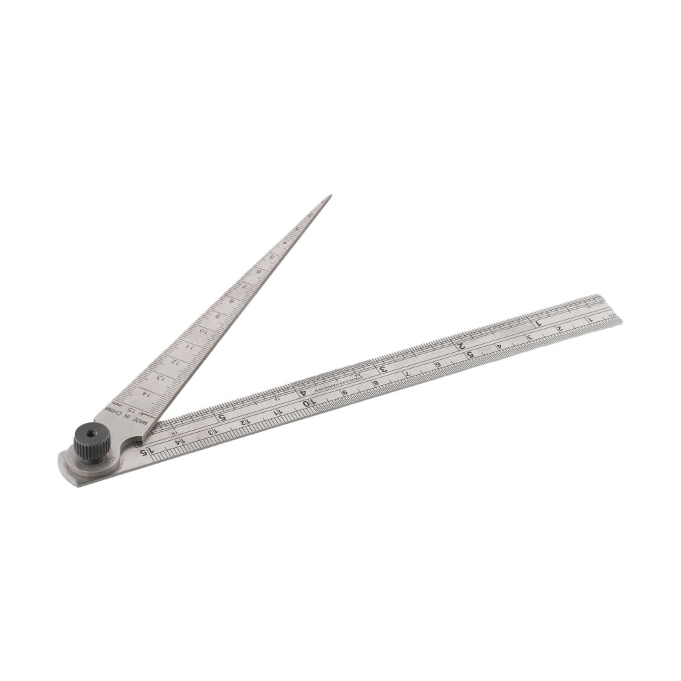 1-15Mm Taper Gauge Feeler Gap Hole Measure Wedge Aperture Scale With Ruler For Precise Measurement And Alignment 9422877998081