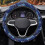 Fluffy Blue Dragonfly Steering Wheel Cover Flannel 1-Pack 1