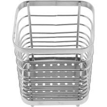 Stainless Steel Kitchen Utensil Holder with Drainage Holes, Compact and Design for Countertop Storage and Organization