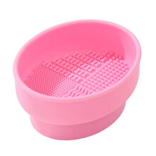 3-in-1 Foldable Silicone Makeup Brush Cleaner Mat for Cleaning, Organizing & Upside-Down Drying – Compatible with All Brushes