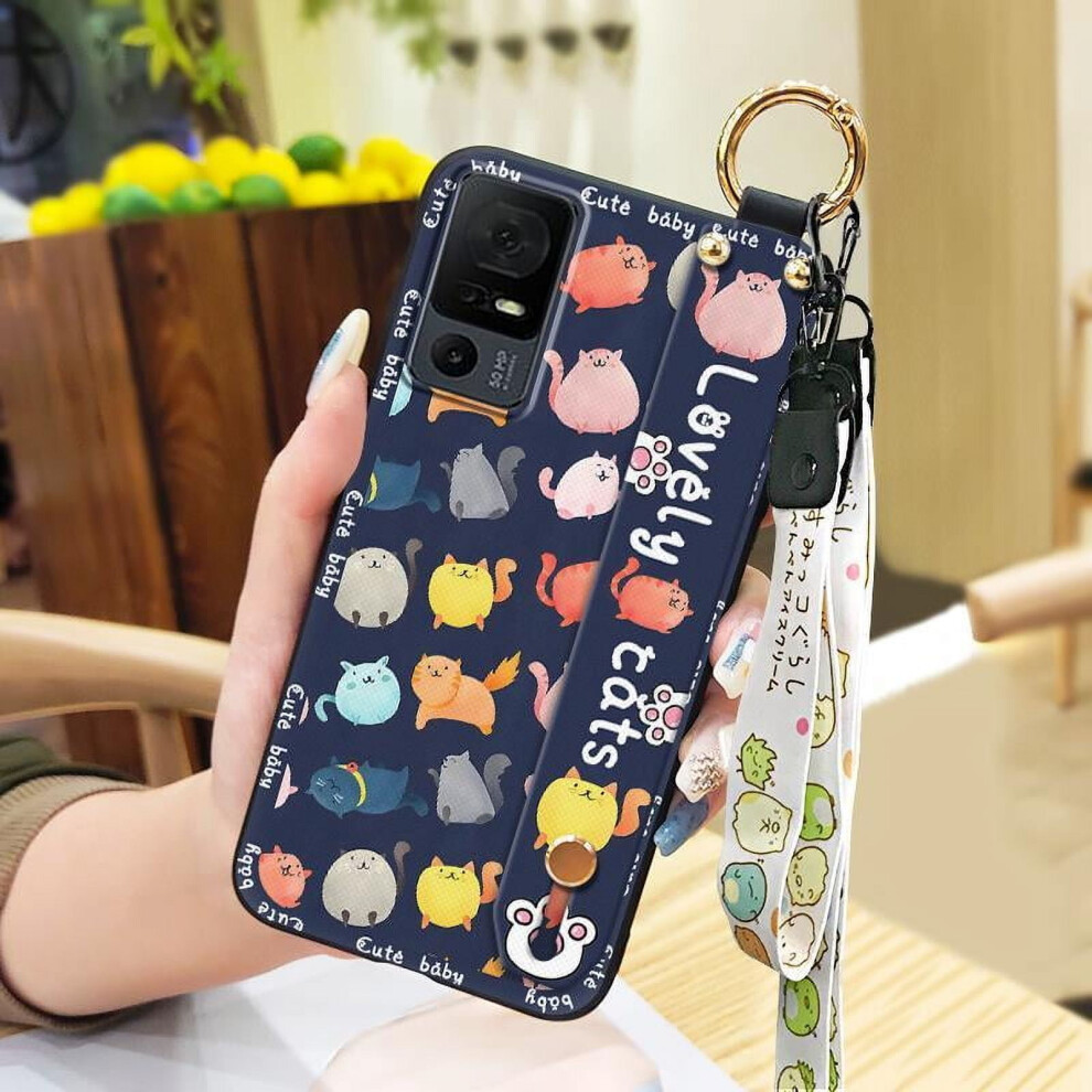 Phone Case Compatible With Tcl 40XL/40T/T608d/Lively Jitterbug Smart4 Â Shockproof, Kickstand, Dust-Resistant, Wrist Strap 9422877515349