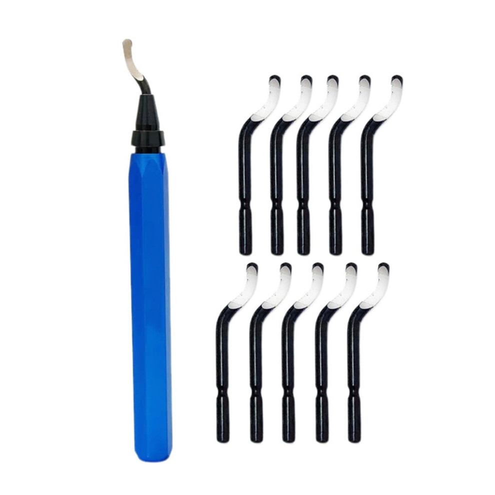 Ergonomic Blue Deburring Tool Set Feature 10 Bs1010 Cutter Or 15 Cutter For Smooth Brims Finishing In Various Materials 9399596727936
