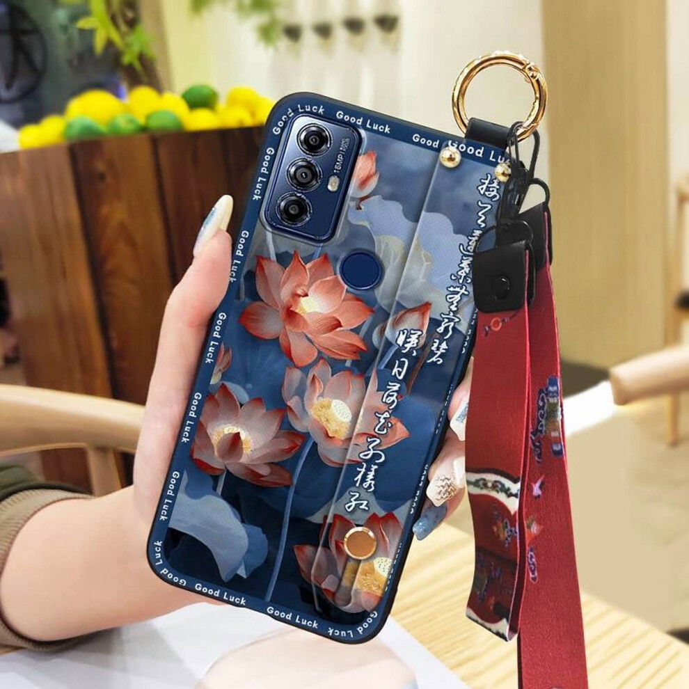 Moto G Play 2023 Phone Case Â Protective, Waterproof, Dirt-Resistant, Kickstand, Soft Chinese-Style Case With Lanyard & Wrist Strap 9422877998807