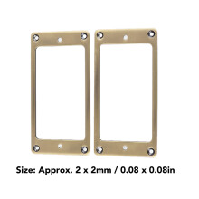 E-Gitarre Pickup Rahmen 2er Bronze