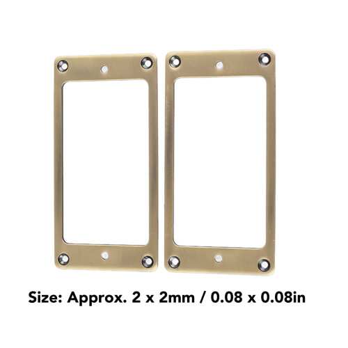 E-Gitarre Pickup Rahmen 2er Bronze