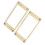 E-Gitarre Pickup Rahmen 2er Bronze 8