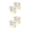 4Stk Goldenes Reisehut-Display Mit , Faltbare Papierbox 8