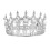 Accessori per capelli da donna con strass, colore argento 1