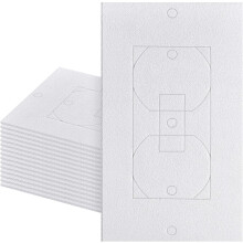 15pcs Foam Outlet Insulation Pads for 1-gang & 2-gang Switches, 4"x2.5", Draft Sealers Compatible with Standard Electrical Outlets