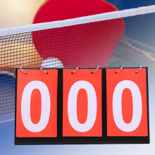 (Three Red Scoreboard) 3/4 Digit Portable Basketball Scoreboard