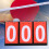 (Three Red Scoreboard) 3/4 Digit Portable Basketball Scoreboard 1