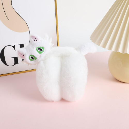 Warm earmuffs winter ear protectors cute cat ear hat