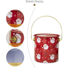 Christmas Vintage Cookies Jar,Cookiess Jars For Kitchen Counter Airtight Jar,Cookies Containers Cookies Tin With Lids,Gift Giving Large Cookies