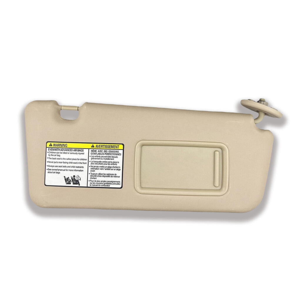 Sun Visor Replacement Fit For Toyota Rav4 2004 2005, Oe: 74310-42451-A1, Driver Left & Passenger Right Side, Sun Visor With Mirror-Right Beige 9399596727431