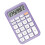 12-Digit Pocket Calculator with Note Pad - Purple 11