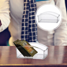 Boîte à sachets de thé en acrylique transparente, organisateur de bureau