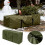 Sac de rangement imperméable pour coussin de patio, fermeture éclair robuste de 122 cm 1