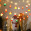 Weihnachtsbaumschmuck-Teppich mit Lichterkette 1