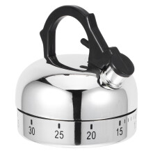 Mechanical Kitchen Timer Tea Kettle Shape 1 Piece