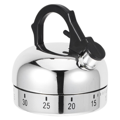 Mechanical Kitchen Timer Tea Kettle Shape 1 Piece