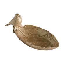 Resin Jewelry Tray Bird Leaf Design 1 Pack