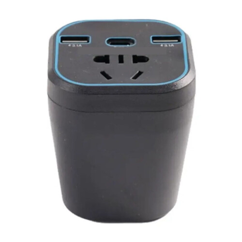 Bilstrømsomformer 12V/24V til USB-C konverter med hurtig