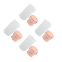 4Stk Kompakter USB Saftbecher Pink Tragbarer Aus Stk