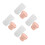 4Stk Kompakter USB Saftbecher Pink Tragbarer Aus Stk 1