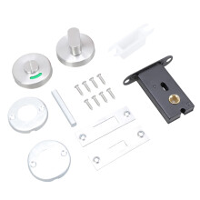 Keyless Deadbolts Bathroom Stall Door Lock with Vacant Occupied Indicates Corrosions Resistant Lock for Public Restrooms