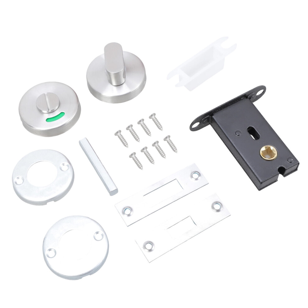 Keyless Deadbolts Bathroom Stall Door Lock With Vacant Occupied Indicates Corrosions Resistant Lock For Public Restrooms 9558830189804