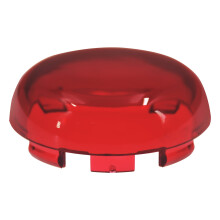 Red Light Lens Bullet Turn Signals Clip on Cover Cap For Harley Sportster Dyna