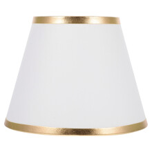 Coprilampadario decorativo in tessuto bianco (1 pezzo)