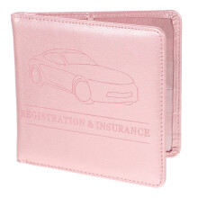 License Registration Insurance Card Holder Document Wallet 1Set