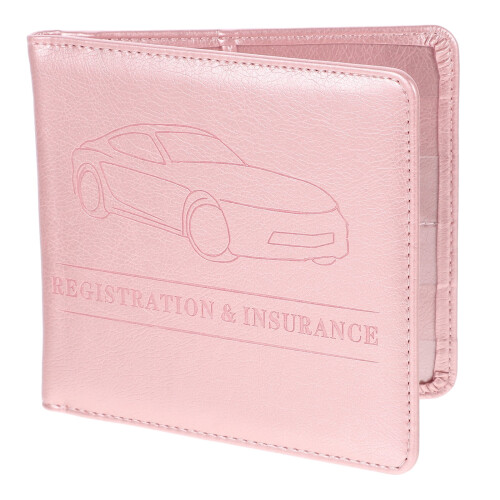 License Registration Insurance Card Holder Document Wallet 1Set