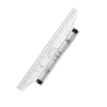 Ruler Right Angle Square Parallel Roller Foam Home Tool Rolling Student Use