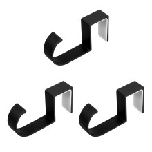 3Stk Purse Hooks Aus Aluminium Für Schwarze Taschenhalter Büro