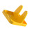 Foldable Plastic Pot Lid Rack Stand Organizer Yellow 59g Kitchen Shelf 1
